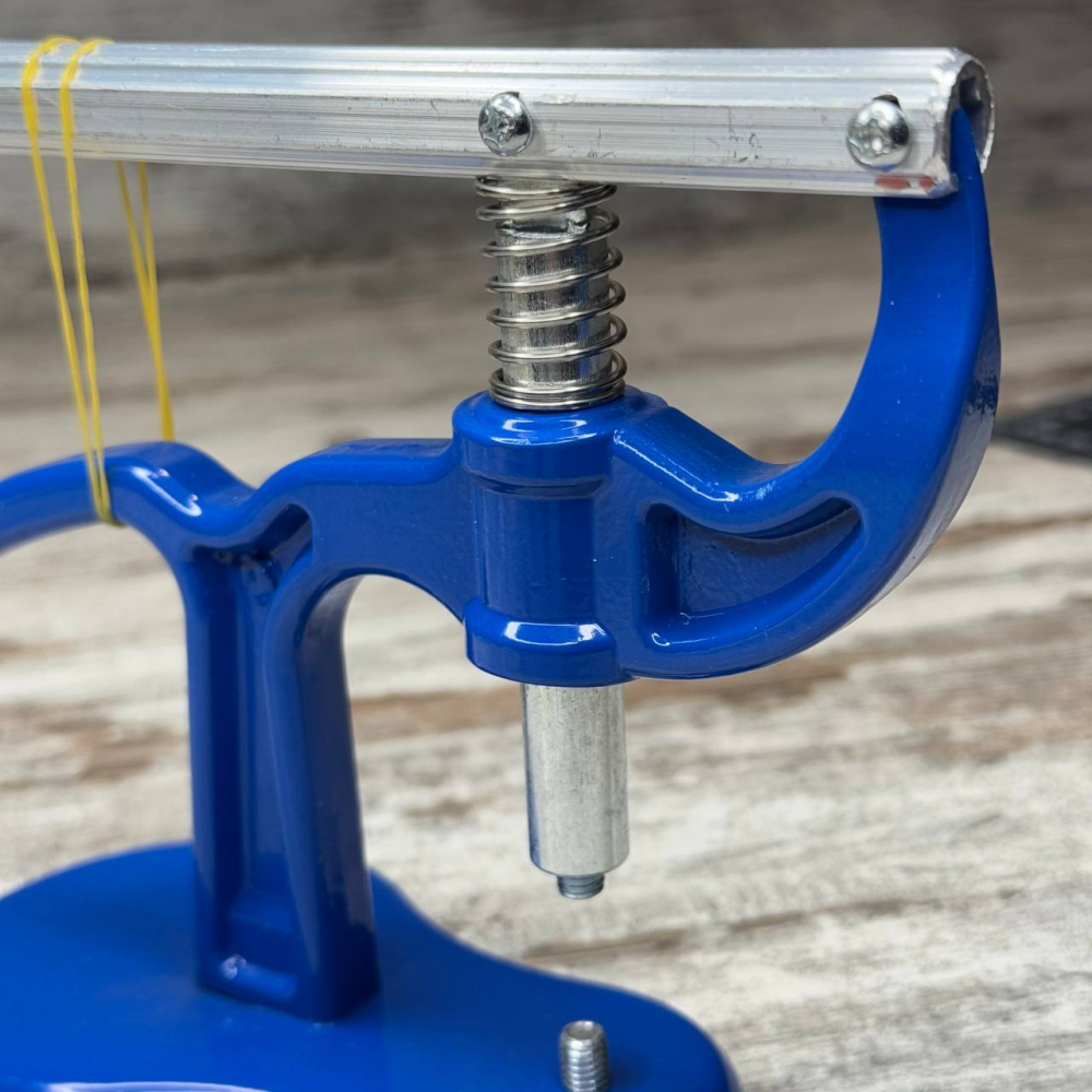 Важільний прес для закривання кришок і скла годинників з 12 насадками, металевий інструмент для годинникарів Київ - фото 3