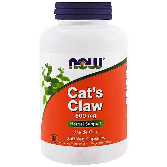 Котячий кіготь Now Foods Cat's Claw 500 мг 250 вегетаріанських капсул Київ