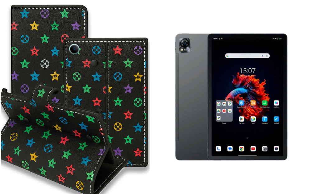 Книжка-трансформер для планшета Blackview Mega 1, колір Black Lyi Black Київ - фото 1