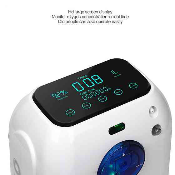 Кислородный концентратор 7л. + небулайзер. 93% Концентратор кислорода Киев