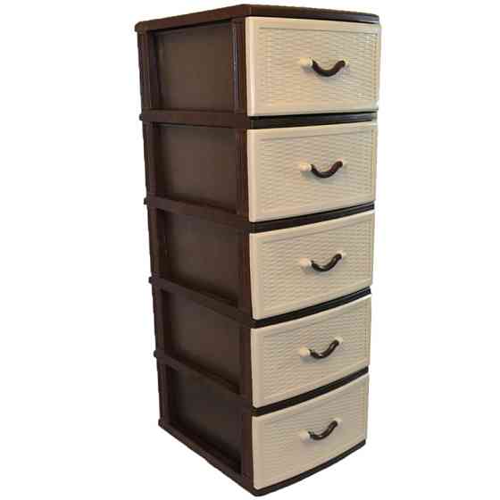 Комод пластиковий Style (Стиль) 5 ящиків 48х38х109 Одеса