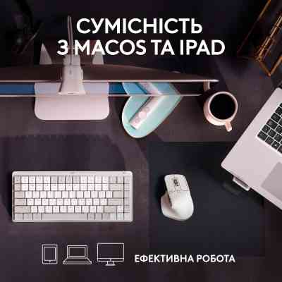 Мишка Logitech MX Master 3S For Mac Performance Wireless Pale Grey (910-006572) Вінниця