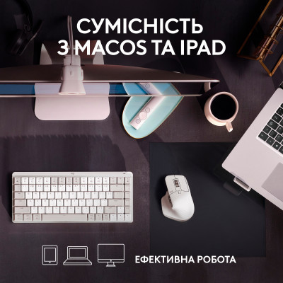 Мишка Logitech MX Master 3S For Mac Performance Wireless Pale Grey (910-006572) Вінниця - фото 6