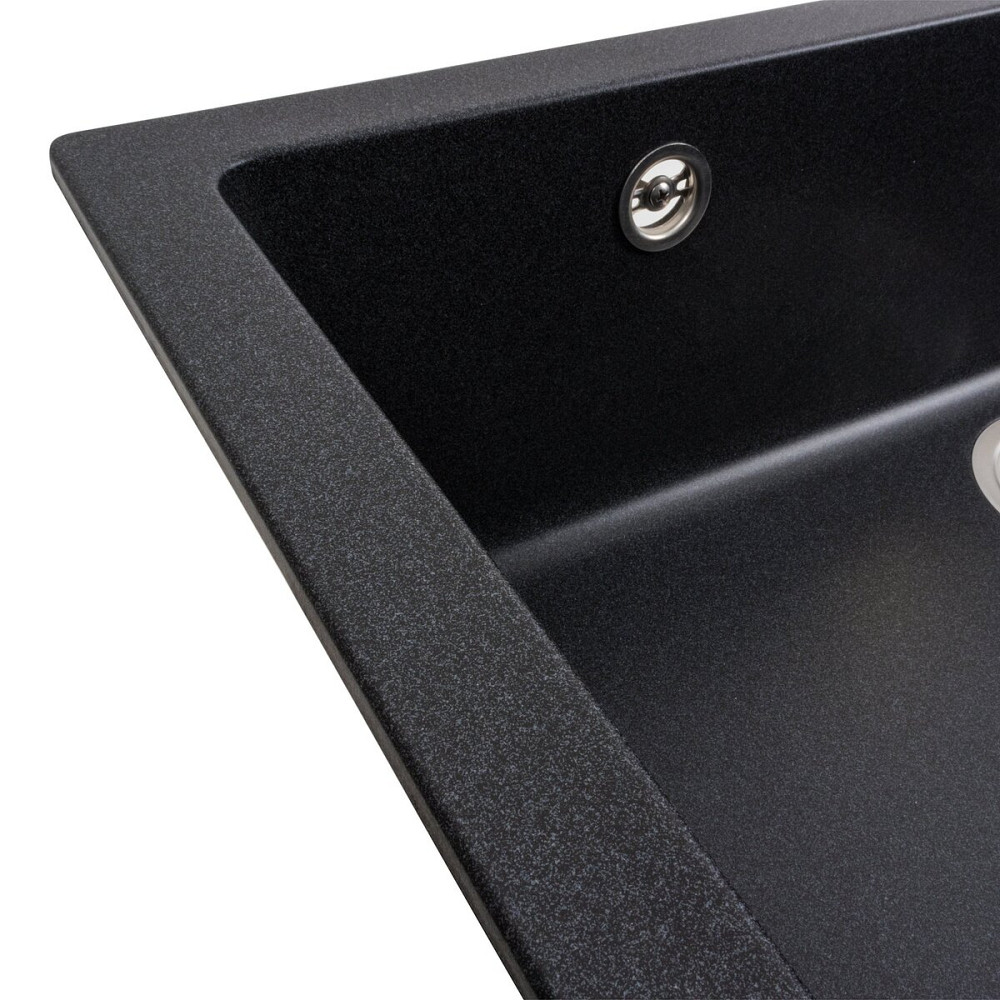 Гранітна мийка для кухні VALESO PARUANA 7945 матова Карбон Коломыя - изображение 5