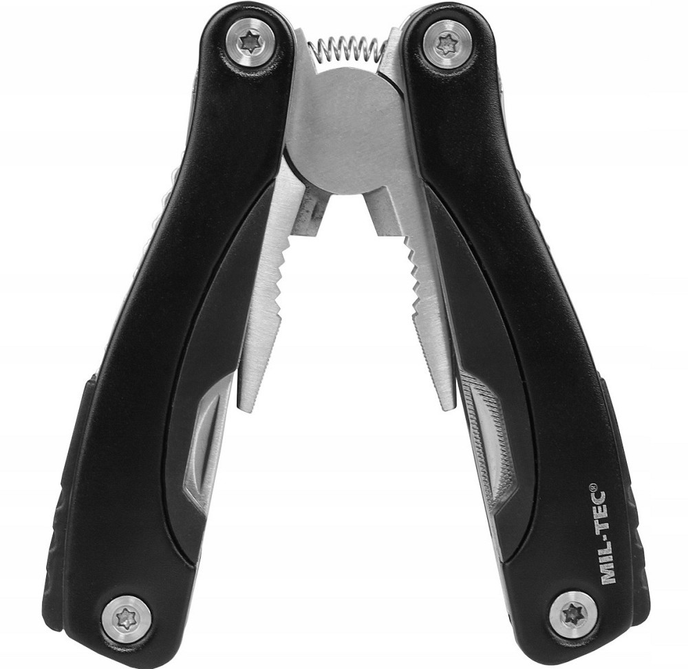 Багатофункціональний Складаний Ніж - Мультитул 9в1 з чохлом Mil-Tec від Sturm "Kombi Tool" (15402002) Black Нововолинськ - фото 5