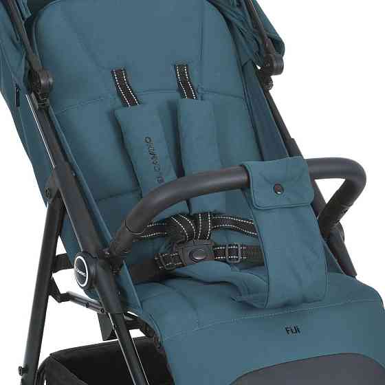 Коляска дитяча FIJI Lagoon Blue прогулянкова з москітною сіткою та чохлом на ніжки Зелена (ME 1113-2) Чернігів