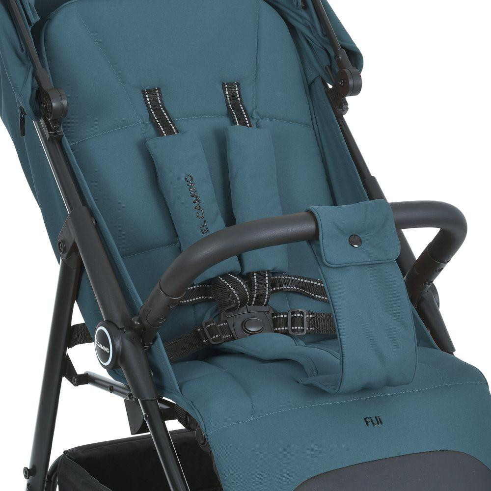 Коляска дитяча FIJI Lagoon Blue прогулянкова з москітною сіткою та чохлом на ніжки Зелена (ME 1113-2) Чернигов - изображение 5