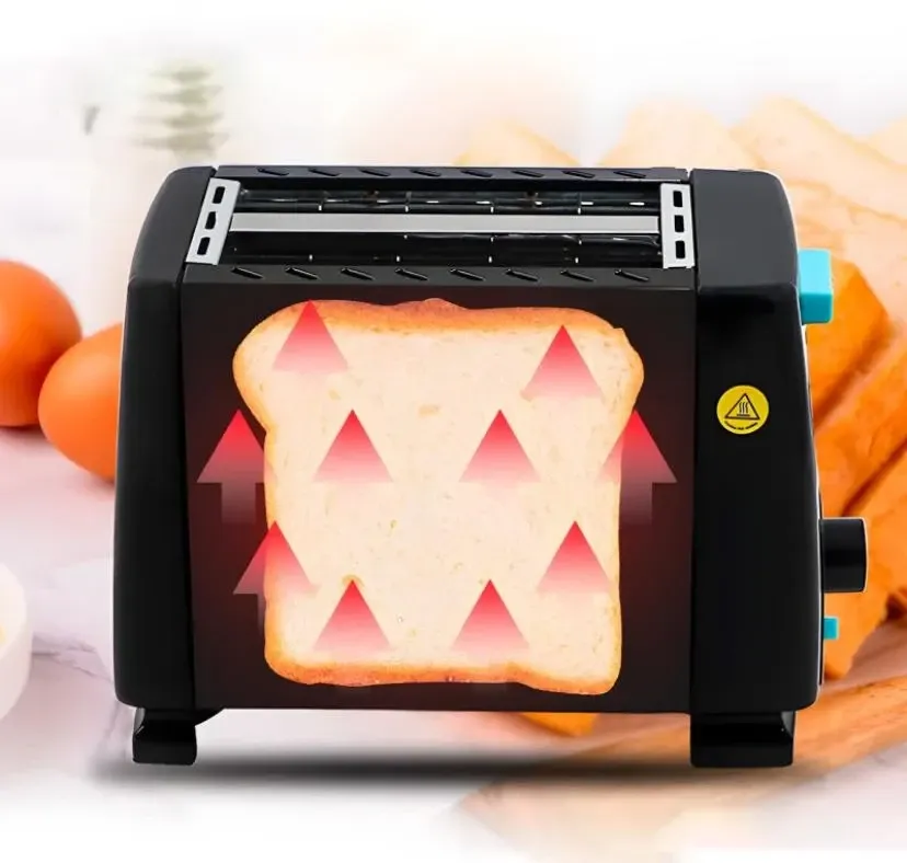 Тостер Domotec MS-263 650Вт, 2 відділення, 6 рівнів обсмажування, знімний піддон для крихт Одеса - фото 4