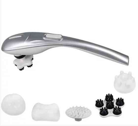 Ручной массажер 701-В для шеи, спины и тела (5 насадок) Киев