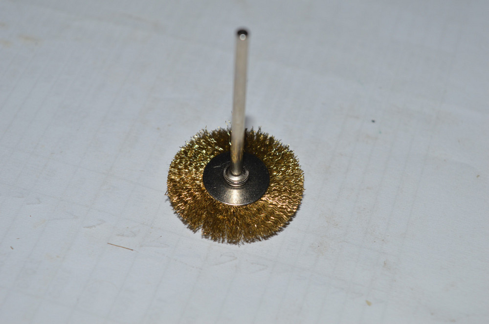 Щітка дискова Ø25 (латунь) Полтава - фото 1