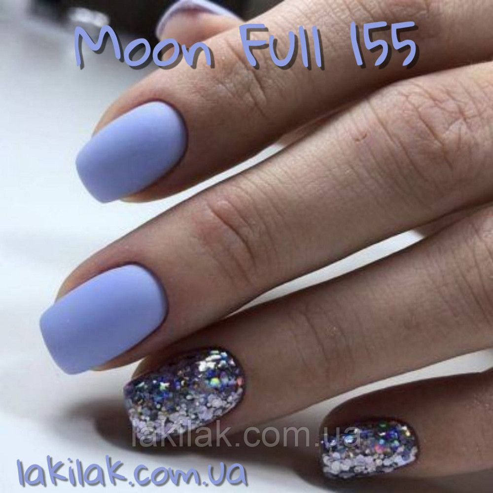 Гель-лак Moon Full №155 повітряний синій 8мл Херсон - изображение 1