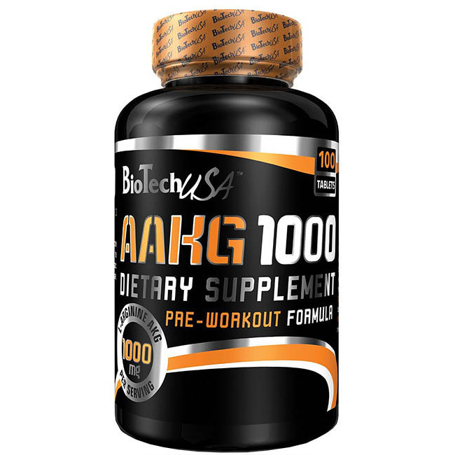Аргинин BioTech AAKG 1000 100 tabs Луцк - изображение 1