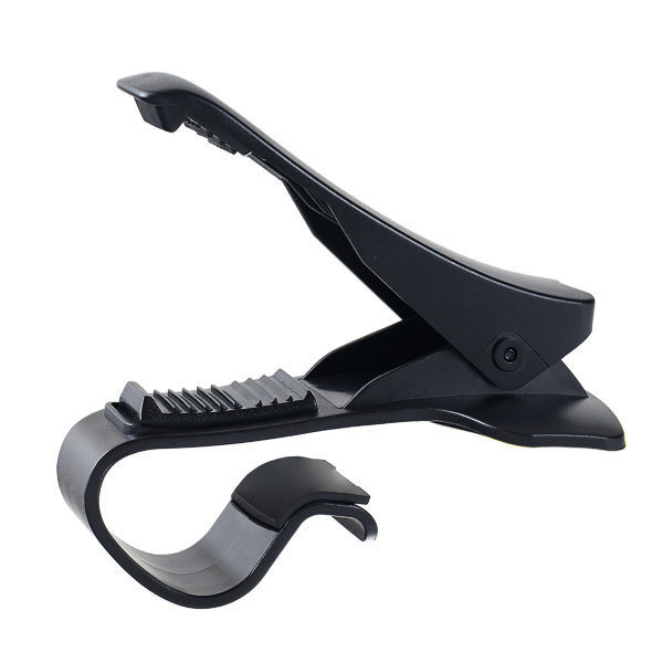 Тримач для смартфона/навігатора в машину на козирок приладової панелі (Чорний) Николаев - изображение 5