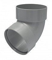 Водосточная система RAINWAY 100 Отвод двухмуфтовый 67° Харків - фото 2