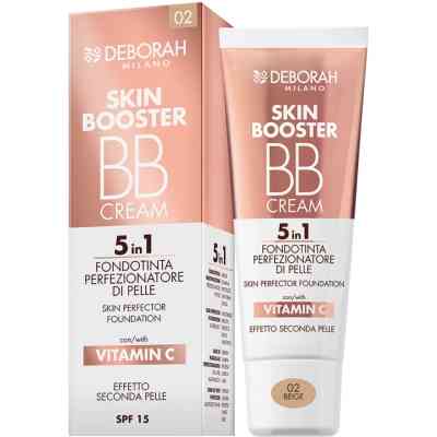 BB-крем Deborah Skin Booster 5in1 02 - Beige 30 мл (8009518425963) Винница
