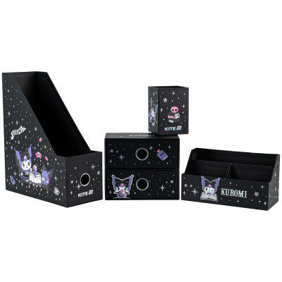 Настільний набір Kite Kuromi 4 предмети, картон (HK25-357) Вінниця - фото 3