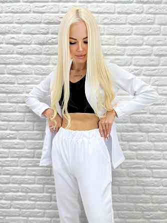 Жіночий повсякденний костюм "Altera" оптом | Норма і батал | Розпродаж моделі Білий, 42-44 Київ