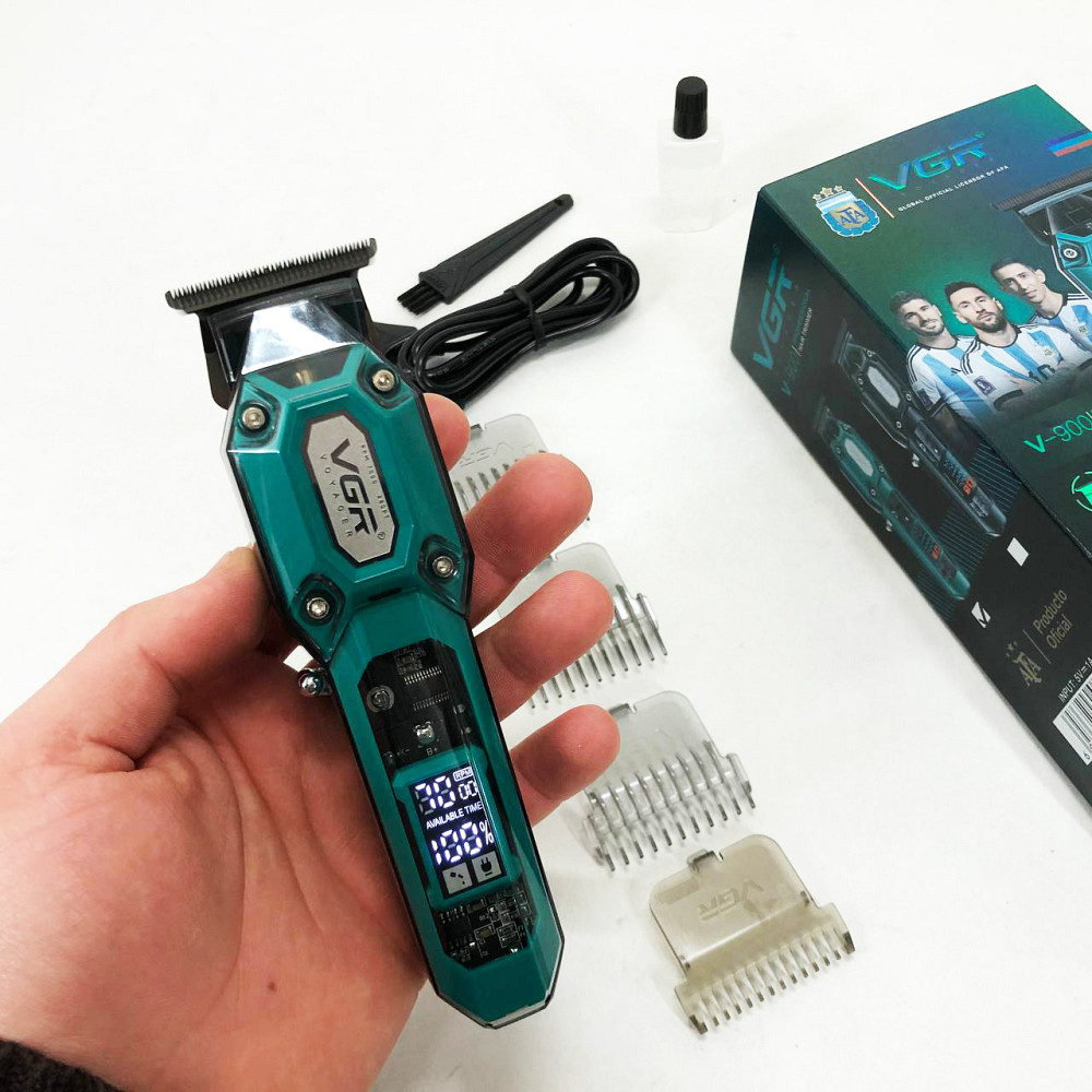 Машинка для стрижки волосся хороша VGR V-900, Універсальний тример для стрижки та гоління BT-56 Львів - фото 3