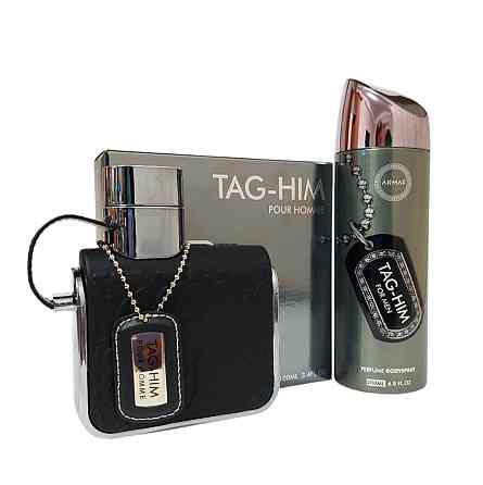 Набор для мужчин Tag Him For Men Armaf Туалетная вода мужская 100 мл + Дезодорант 200 мл Запорожье