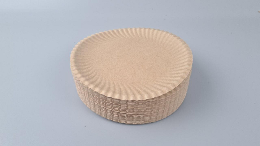 Паперова тарілка крафт із ламінацією 100 шт. діаметр 165 мм (1 пачка) Харків - фото 2