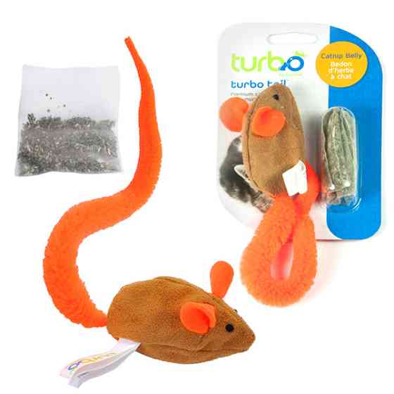 Coastal Turbo Tail Crinkle Mouse КОСТАЛ ТУРБО МИША іграшка з кошачою м`ятою для котів Київ