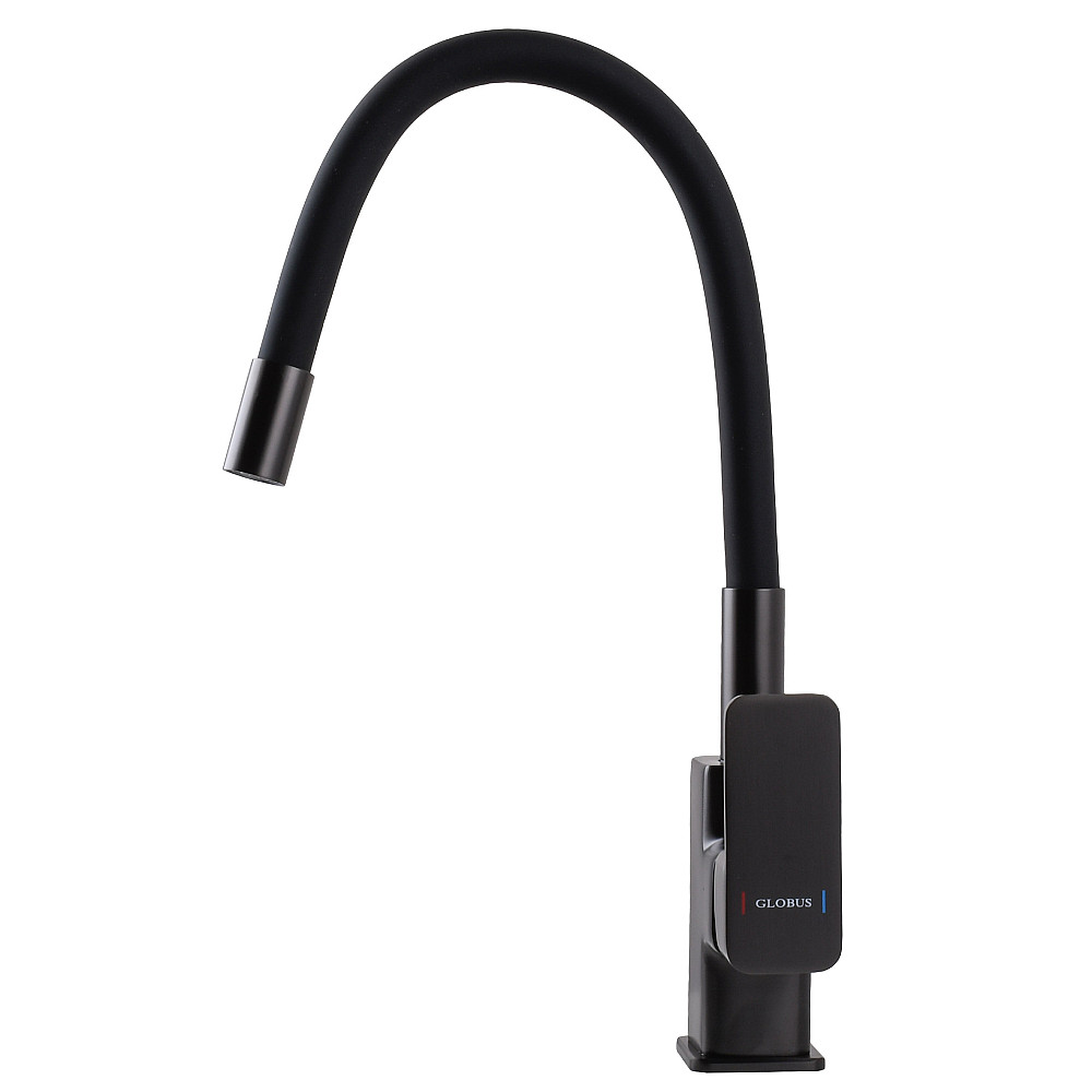 Змішувач для кухні Globus Lux Milano GLM-0203LR-11-GRAPHITE Київ - фото 2