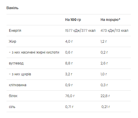 Vegan Protein - 500g Vanilla Луцк - изображение 2