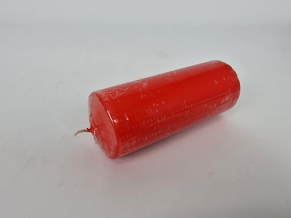 Кольорова Циліндр парафінова свічка (60/150) КРАСНА фарбована всередині біла (1 шт.) Харків - фото 2