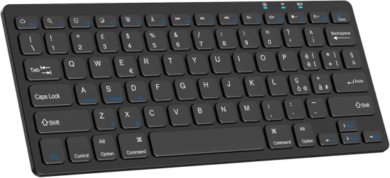 Беспроводная Bluetooth-клавиатура KBCASE для iPad, Samsung, Android, Windows, iOS, QWERTY, 10 м, тихая, черная Киев