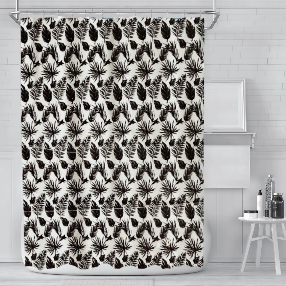 Штора для ванной и душа 178x183 см,шторка с принтом для ванной и душевой комнаты с металлическими крючками Каменец-Подольский - изображение 1