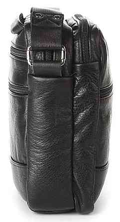 Сумка чоловіча SHVIGEL шкіряна 00926 Чорна Київ