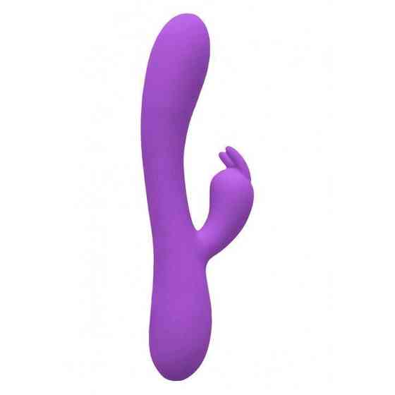 Вибратор-кролик Wooomy Gili-Gili Vibrator with Heat Purple, отросток с ушками, подогрев до 40°С Sex Aura Киев