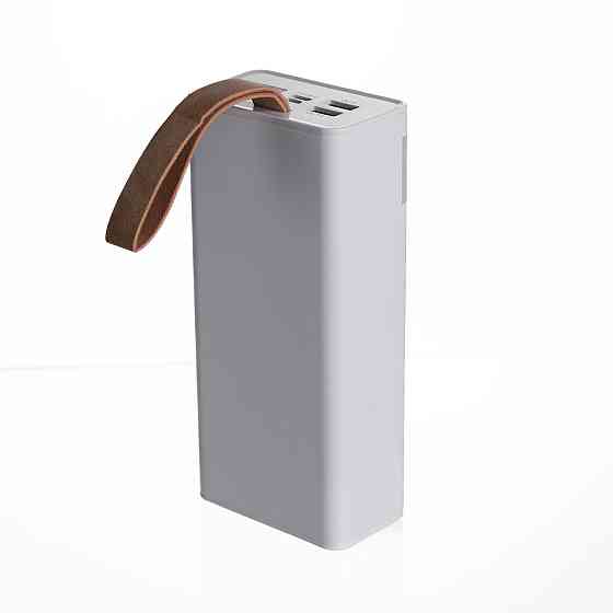 Повербанк 30000 mAh зі швидким заряджанням і ліхтариком 22.5 Вт powerbank заряджання для телефона ґаджетів Білий HP-N50 Київ