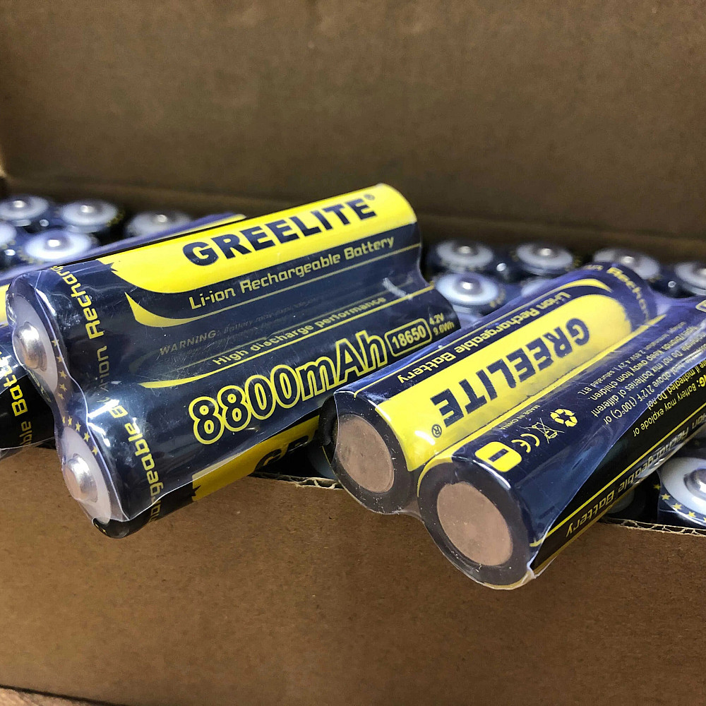 Аккумулятор (1шт) 18650 Greelite 4.2V 9.6Wh Li-ion батарейка для фонарика PK-52 Ивано-Франковск - изображение 6
