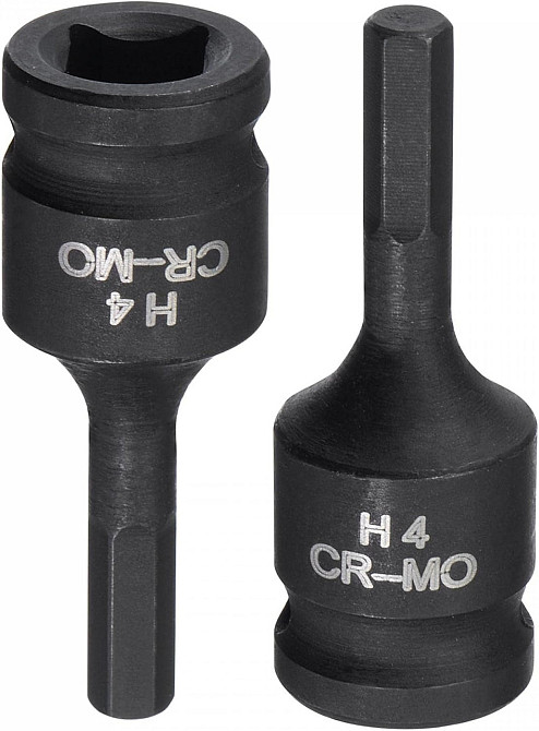 Головка 1/4" з насадкою Hex 4мм ударний Одеса - фото 4
