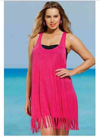 Пляжное парео майка розовый XL Киев