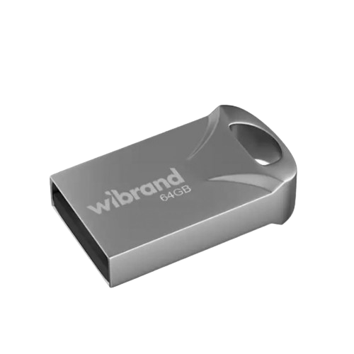 Флешка 64Гб USB 2.0 срібло Hawk Wibrand Житомир