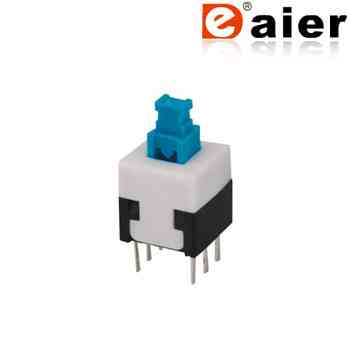 Мікрокнопка Daier KFC8X8-A, з фіксацією, ON-ON, 6pin, 0,1A 30V (DC) Полтава