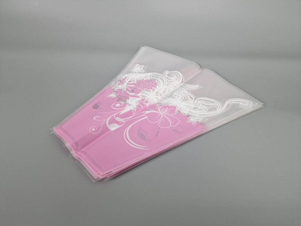 Упаковка конус под цветы ассорти h35/13низ/35верх розовый (100 шт) 153 (5) (100 шт) Харьков - изображение 2