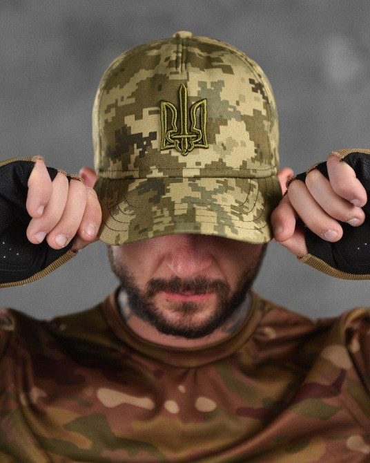 Бейсболка мужская тактическая Пиксель герб Одеса - фото 2
