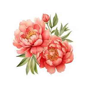 Термонаклейка на футболку Пионы Киев