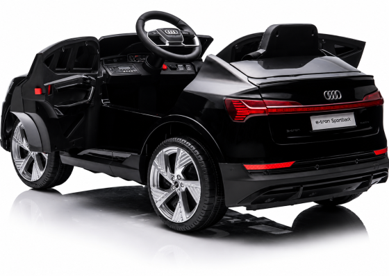 Детский электромобиль Audi e-tron 4x4 12V чорний с пультом управления Diego Киев