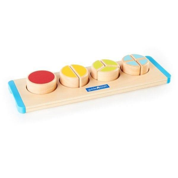 Дерев'яний пазл-сортер Guidecraft Manipulatives Сектори круга (G6739) Харьков - изображение 3