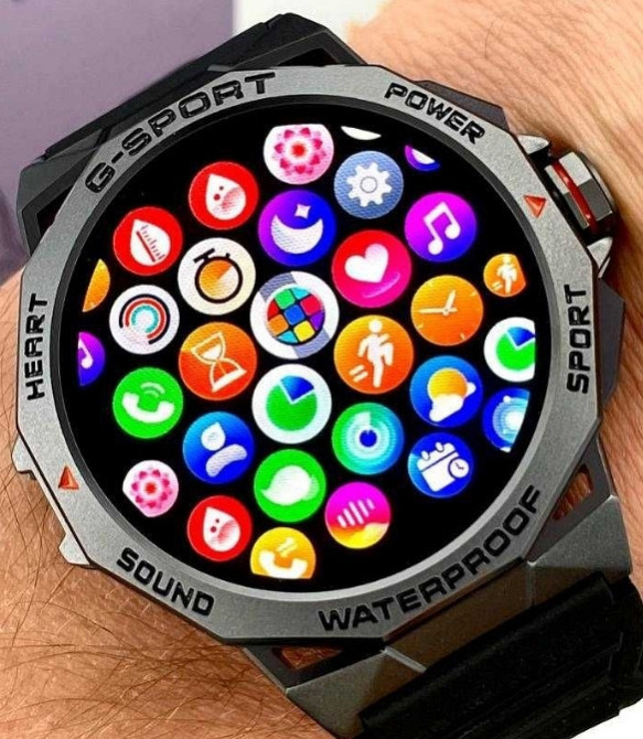 Розумний годинник Modfit Endurance Black з пульсометром вологостійкий. Київ - фото 8