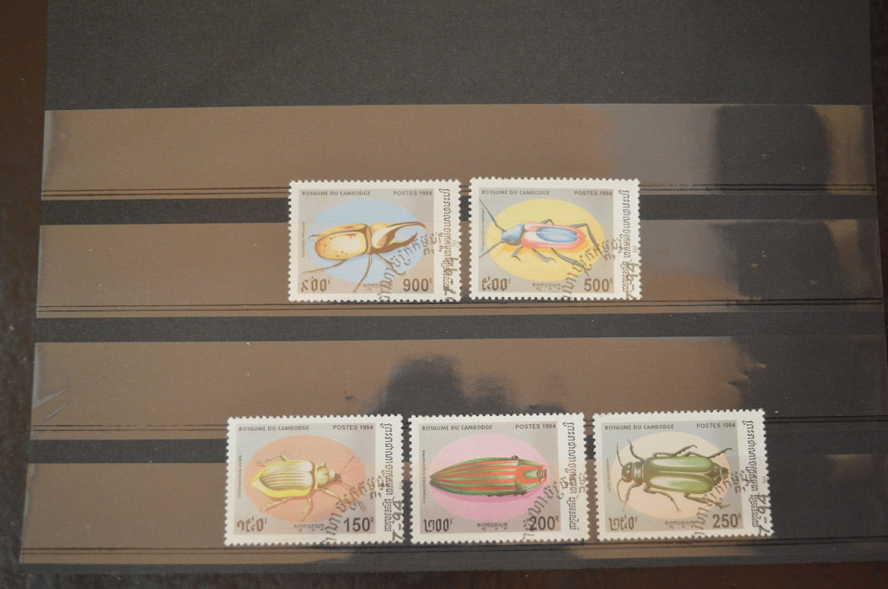 Марки. Серия. Камбоджа. (Гаш.) Полтава - фото 1