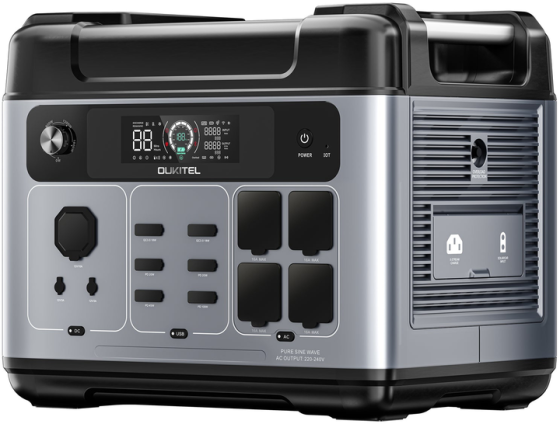 Портативная автономная зарядная станция Oukitel P2001E Plus 2400Вт 2048Вт/ч LiFePO4 Винница