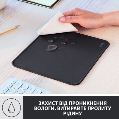 Коврик для мышки Logitech Mouse Pad Studio Series Graphite (956-000049) Винница - изображение 3