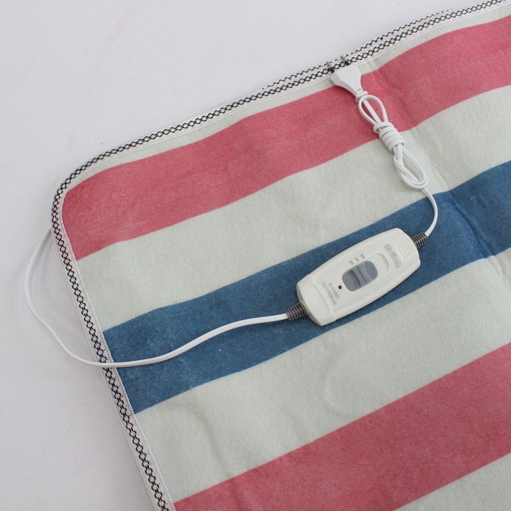 Электропростынь односпальная YASAM 150x120 см, Разноцветная полоска / Мягкая электропростыня с подогревом Киев - изображение 9