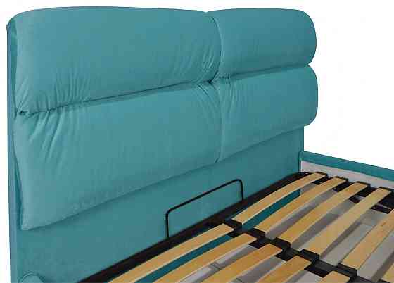 Кровать Oxford Comfort 120 х 190 см Missoni 014 С подъемным механизмом и нишей для белья Голубой Киев