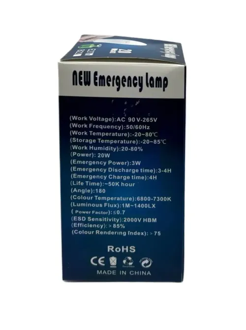 Лампа діодна акумуляторна E27 20Вт 2 акумулятора 18650 для кемпінгу Одеса - фото 7